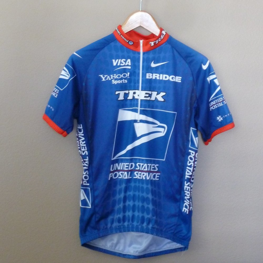 USPS Trex Cycling Shirt EUC Rare